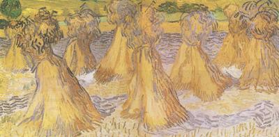 Vincent Van Gogh Sheaves of Wheat (nn04) oil painting picture